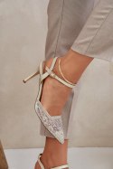 Szpilki Model Nanadra CC241P Gold - Step in style Step in style Szpilki Model Nanadra CC241P Gold - Step in style Step in style