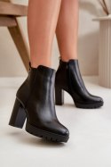 Botki Model Bioria UK157 Black - Step in style Step in style Botki Model Bioria UK157 Black - Step in style Step in style