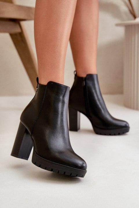 Botki Model Bioria UK157 Black - Step in style Step in style Botki Model Bioria UK157 Black - Step in style Step in style