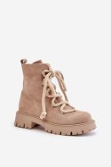 Botki Model Caellita NS539P Light Beige - Step in style Step in style Botki Model Caellita NS539P Light Beige - Step in style Step in style