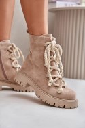 Botki Model Caellita NS539P Light Beige - Step in style Step in style Botki Model Caellita NS539P Light Beige - Step in style Step in style