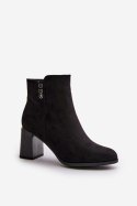 Botki Model Erillia JC103 Black - Step in style Step in style Botki Model Erillia JC103 Black - Step in style Step in style