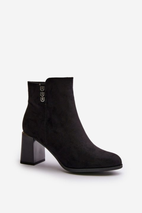 Botki Model Erillia JC103 Black - Step in style Step in style Botki Model Erillia JC103 Black - Step in style Step in style