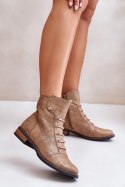 Botki Model Labise ASA62-16 Gold - Step in style Step in style Botki Model Labise ASA62-16 Gold - Step in style Step in style
