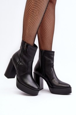 Botki Model Laura Messi 2690/100 Black - Step in style Step in style