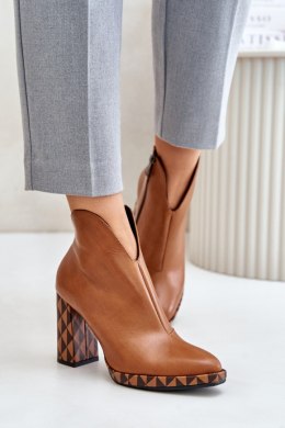 Botki Model Laura Messi 2836 Brown - Step in style Step in style
