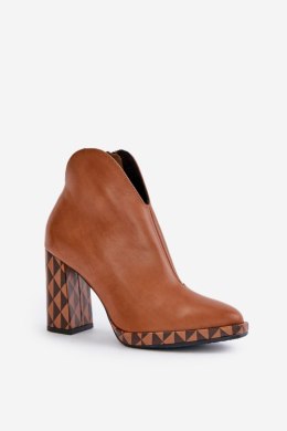 Botki Model Laura Messi 2836 Brown - Step in style Step in style