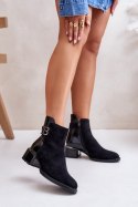 Botki Model MR880-040 Black - Step in style Step in style Botki Model MR880-040 Black - Step in style Step in style