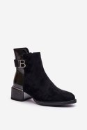 Botki Model MR880-040 Black - Step in style Step in style Botki Model MR880-040 Black - Step in style Step in style