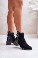 Botki Model MR880-040 Black - Step in style Step in style Botki Model MR880-040 Black - Step in style Step in style