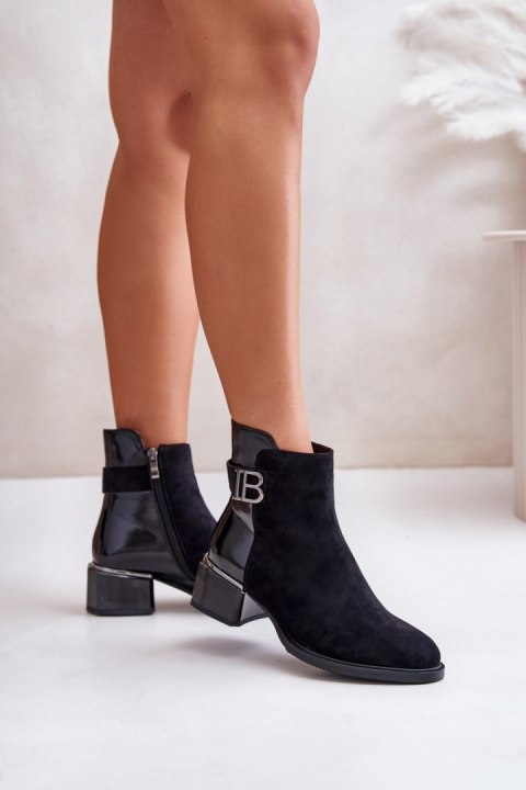 Botki Model MR880-040 Black - Step in style Step in style Botki Model MR880-040 Black - Step in style Step in style