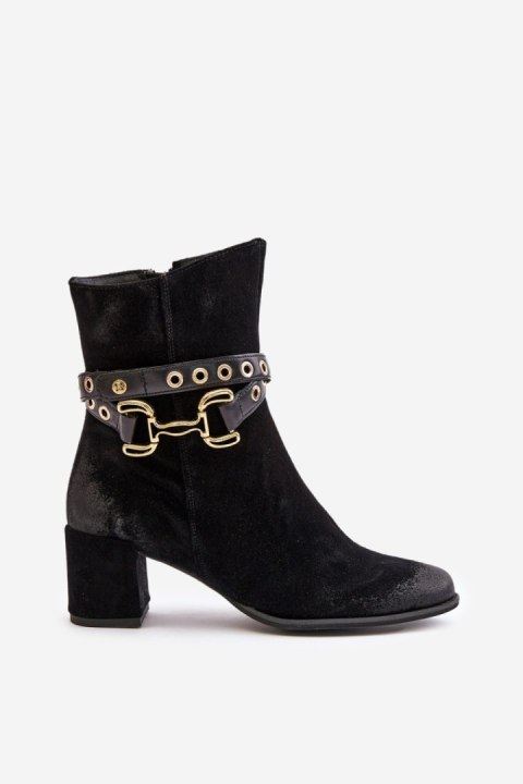 Botki Model Maciejka 06679-01 Black - Step in style Step in style Botki Model Maciejka 06679-01 Black - Step in style Step in style