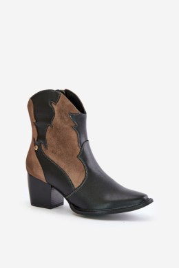 Botki Model Maciejka 06694-02 Brown - Step in style Step in style