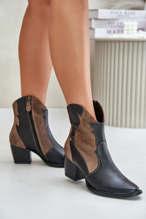 Botki Model Maciejka 06694-02 Brown - Step in style Step in style Botki Model Maciejka 06694-02 Brown - Step in style Step in style