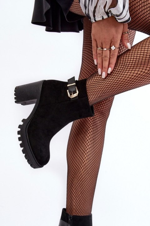 Botki Model Menoria DA108P Black - Step in style Step in style Botki Model Menoria DA108P Black - Step in style Step in style
