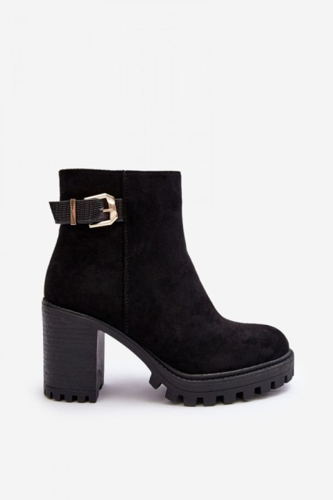 Botki Model Menoria DA108P Black - Step in style Step in style Botki Model Menoria DA108P Black - Step in style Step in style