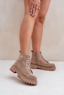 Botki Model Nariri 9568A-2 Dark Beige - Step in style Step in style Botki Model Nariri 9568A-2 Dark Beige - Step in style Step in style