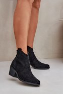 Botki Model S.Barski HY51-061 Black - Step in style Step in style