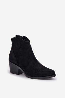 Botki Model S.Barski HY51-061 Black - Step in style Step in style