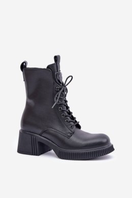 Botki Model Vinceza 66671 Black Skóra - Step in style Step in style
