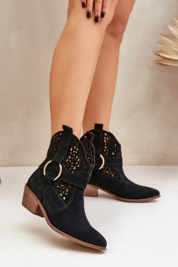 Botki Model Zazoo 2994/028 Black - Step in style Step in style