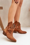 Botki Model Zazoo 2994/086 Camel - Step in style Step in style