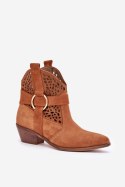 Botki Model Zazoo 2994/086 Camel - Step in style Step in style