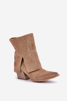 Botki Model Zazoo 3488 Beige - Step in style Step in style