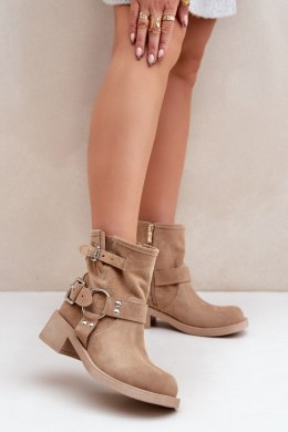 Botki Modeli Zazoo 3644 Beige - Step in style Step in style