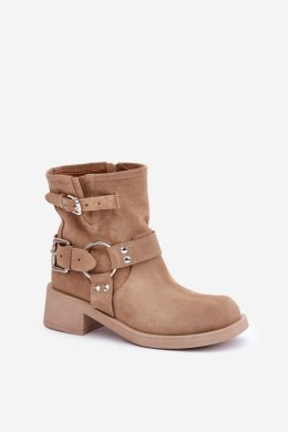Botki Modeli Zazoo 3644 Beige - Step in style Step in style