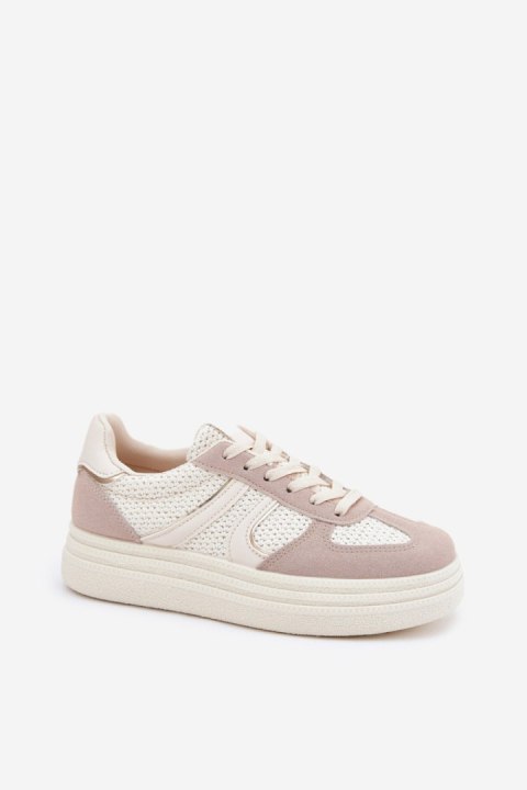Buty Sportowe Model Lesida 8912 Beige - Step in style Step in style Buty Sportowe Model Lesida 8912 Beige - Step in style Step in style