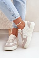 Buty Sportowe Model Lesida 8912 Beige - Step in style Step in style