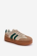 Buty Sportowe Model Nesonice 24SP26-6769 Beige/Green - Step in style Step in style Buty Sportowe Model Nesonice 24SP26-6769 Beige/Green - Step in style Step in style