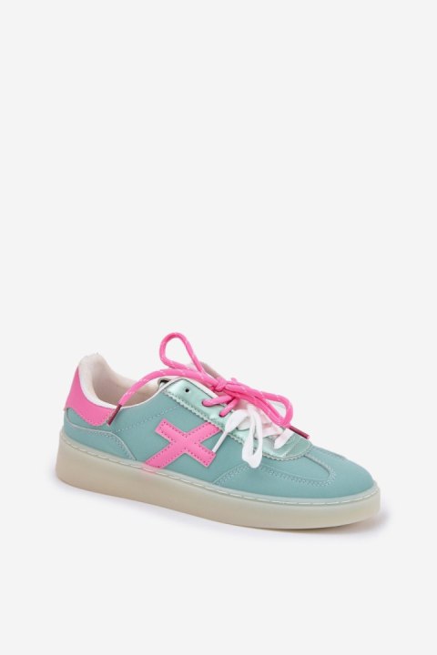 Buty Sportowe Model Zelevelis C2051-7 Mint/Pink - Step in style Step in style Buty Sportowe Model Zelevelis C2051-7 Mint/Pink - Step in style Step in style