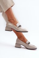 Czółenka Model S.Barski MR38-960 Grey - Step in style Step in style Czółenka Model S.Barski MR38-960 Grey - Step in style Step in style