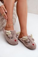 Kapcie Model Asielle YL-54 Dark Beige - Step in style Step in style