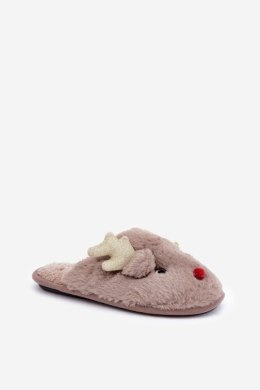 Kapcie Model Asielle YL-54 Dark Beige - Step in style Step in style