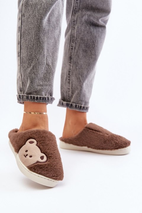 Kapcie Model Fiorinella 24PA98-7540 Brown - Step in style Step in style Kapcie Model Fiorinella 24PA98-7540 Brown - Step in style Step in style