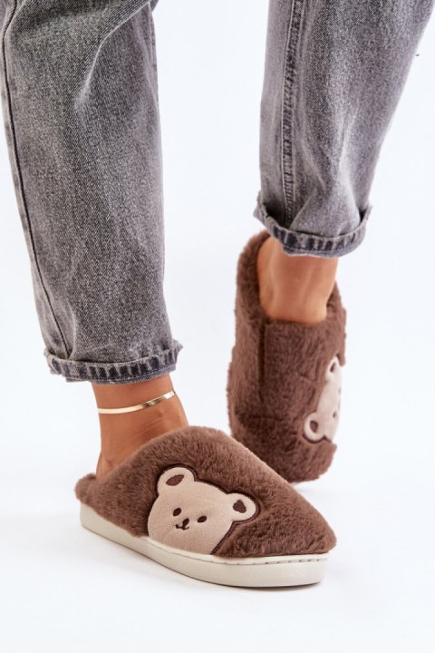 Kapcie Model Fiorinella 24PA98-7540 Brown - Step in style Step in style Kapcie Model Fiorinella 24PA98-7540 Brown - Step in style Step in style