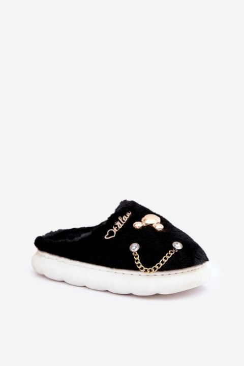 Kapcie Model Ivelfedi BG186P Black - Step in style Step in style Kapcie Model Ivelfedi BG186P Black - Step in style Step in style
