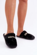 Kapcie Model Kalelia YL-307 Black - Step in style Step in style Kapcie Model Kalelia YL-307 Black - Step in style Step in style