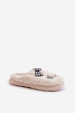 Kapcie Model Linnorelia FA-193 Light Beige - Step in style Step in style