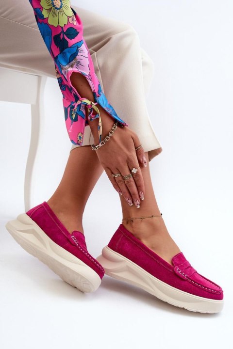 Mokasyny Model Filidia 24PB18-6889 Fuksja - Step in style Step in style Mokasyny Model Filidia 24PB18-6889 Fuksja - Step in style Step in style