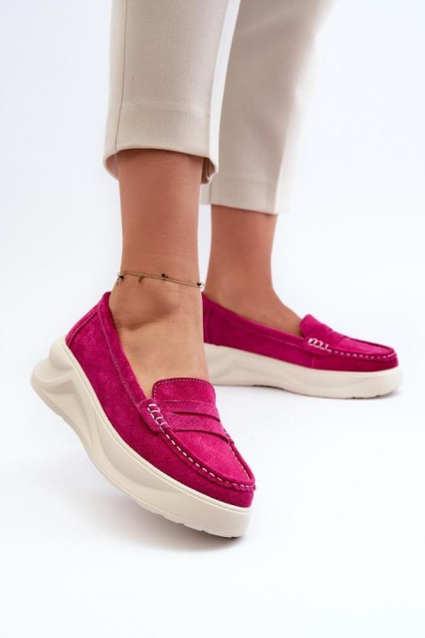 Mokasyny Model Filidia 24PB18-6889 Fuksja - Step in style Step in style Mokasyny Model Filidia 24PB18-6889 Fuksja - Step in style Step in style