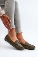 Mokasyny Model Glimris 24PB02-7673 Dark Green - Step in style Step in style Mokasyny Model Glimris 24PB02-7673 Dark Green - Step in style Step in style