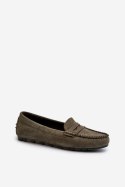 Mokasyny Model Glimris 24PB02-7673 Dark Green - Step in style Step in style Mokasyny Model Glimris 24PB02-7673 Dark Green - Step in style Step in style