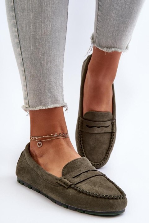 Mokasyny Model Glimris 24PB02-7673 Dark Green - Step in style Step in style Mokasyny Model Glimris 24PB02-7673 Dark Green - Step in style Step in style