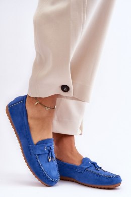 Mokasyny Model Good Time ZA28P Blue - Step in style Step in style