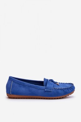 Mokasyny Model Good Time ZA28P Blue - Step in style Step in style