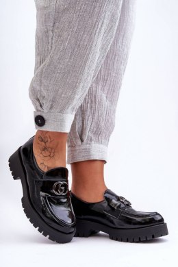 Półbuty Model Rosefalls 20153 Black Skóra - Step in style Step in style